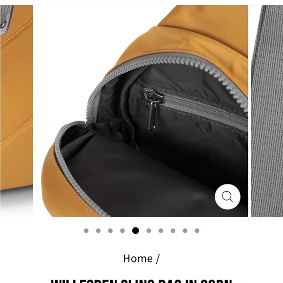 WILLESDEN SLING BAG IN CORN - Picture 5 of 5